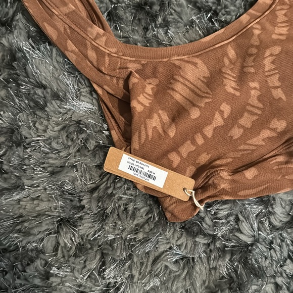 Skims summer mesh scoop bra latte swirl size medium - Picture 3 of 3